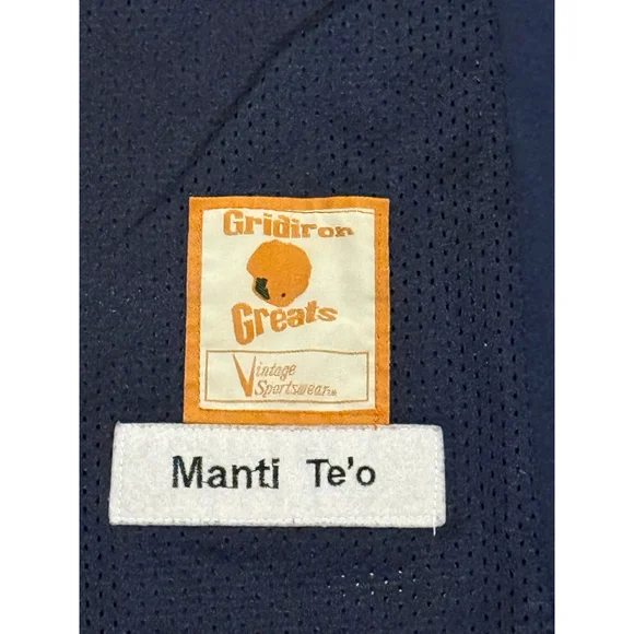 Gridiron Greats Men's Manti Te'o Notre Dame Fighting Irish Football Jersey Sz 48 - Picture 7 of 9